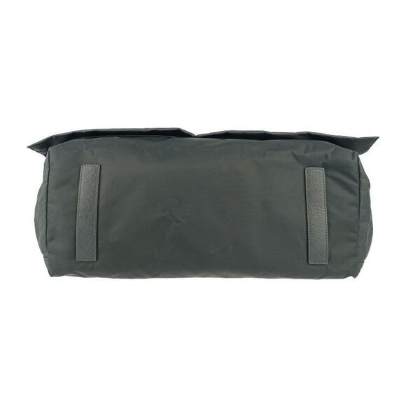 Prada Shoulder Bag Messenger Bag 2vd013 Black Nylon Leather Unisex Flap - Picture 4 of 10